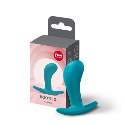 Анальна пробка Fun Factory BOOTIE S Aquamarine, діаметр 2,8 см, тонкий обмежувач Анальна пробка Fun Factory BOOTIE S Aquamarine, діаметр 2,8 см, тонкий обмежувач