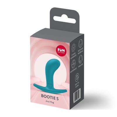 Анальна пробка Fun Factory BOOTIE S Aquamarine, діаметр 2,8 см, тонкий обмежувач Анальна пробка Fun Factory BOOTIE S Aquamarine, діаметр 2,8 см, тонкий обмежувач