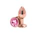Анальна пробка NS Novelties Rear Assets - Rose Gold - Small - Pink