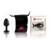 Анальна пробка Dorcel Geisha Plug Diamond XL з кулькою всередині, створює вібрації, макс діаметр 4,5 см