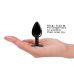 Металева анальна пробка із прикрасою у вигляді кристалу Dorcel - Diamond Plug BLACK S Металева анальна пробка із прикрасою у вигляді кристалу Dorcel - Diamond Plug BLACK S