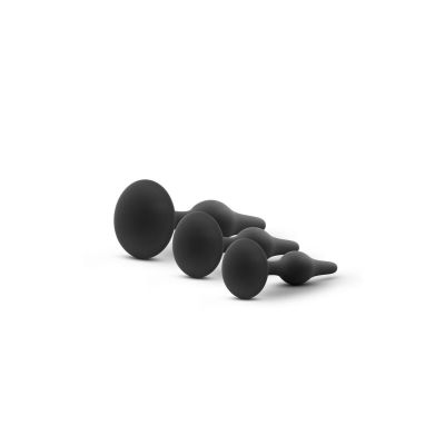 Набір анальних пробок Blush Luxe Beginner Plug Kit Black