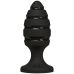 Анальний плаг зі спіральним каналом Doc Johnson Platinum Premium Silicone — The Blast — Black