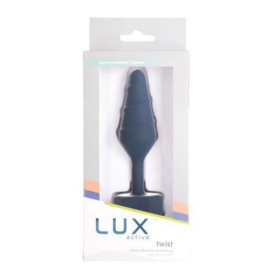 Анальна пробка Lux Active Twist Plug Small Blue