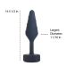 Анальна пробка Lux Active Twist Plug Small Blue