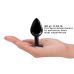Металева анальна пробка із прикрасою у вигляді кристалу Dorcel - Diamond Plug BLACK M Металева анальна пробка із прикрасою у вигляді кристалу Dorcel - Diamond Plug BLACK M