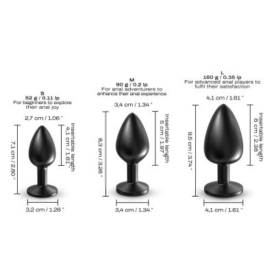 Анальна пробка Dorcel ONIX PLUG S Анальна пробка Dorcel ONIX PLUG S