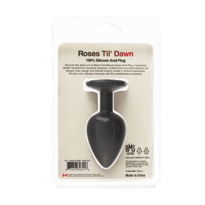Анальна пробка BMS Roses Til’ Dawn Silicone Anal Plug Large Анальна пробка BMS Roses Til’ Dawn Silicone Anal Plug Large