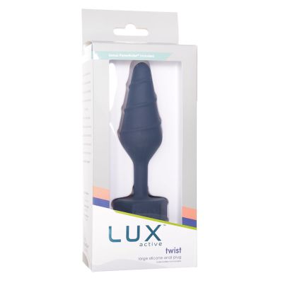 Анальна пробка Lux Active Twist Plug Large Blue