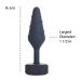 Анальна пробка Lux Active Twist Plug Large Blue