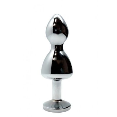 Анальна пробка Wooomy Lollypop Double Ball Metal Plug M Анальна пробка Wooomy Lollypop Double Ball Metal Plug M