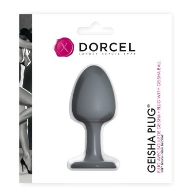 Анальна пробка Dorcel Geisha Plug з кулькою всередині, створює вібрації, макс. діаметр 3,2см Анальна пробка Dorcel Geisha Plug з кулькою всередині, створює вібрації, макс. діаметр 3,2см