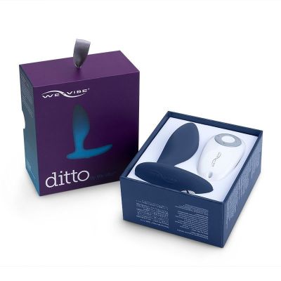 Анальна смартвібропробка We-Vibe Ditto Moonlight Blue з пультом ДК