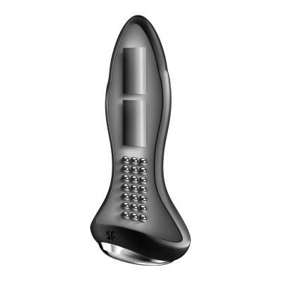 Анальна смартвібропробка з перлинним масажем Satisfyer Rotator Plug 1+ Black