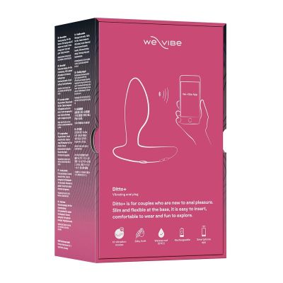 Анальна смарт-вібропробка We-Vibe Ditto+ Cosmic Pink з пультом ДК Анальна смарт-вібропробка We-Vibe Ditto+ Cosmic Pink з пультом ДК