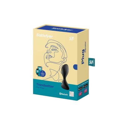 Анальна смартпробка з вібрацією Satisfyer Trendsetter Black Анальна смартпробка з вібрацією Satisfyer Trendsetter Black