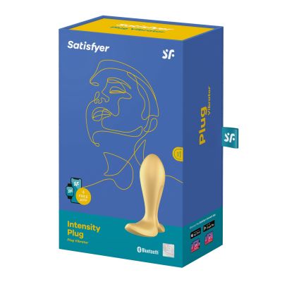 Анальна смартпробка з вібрацією Satisfyer Intensity Plug Gold
