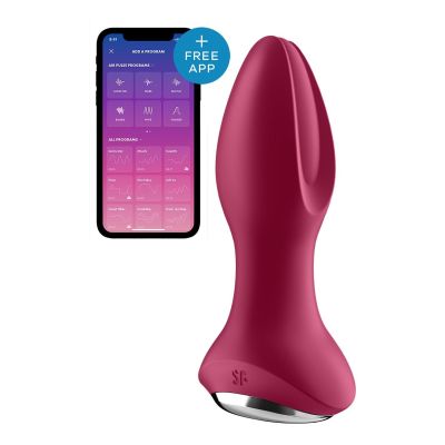 Анальна смартвібропробка з перлинним масажем Satisfyer Rotator Plug 2+ Violet