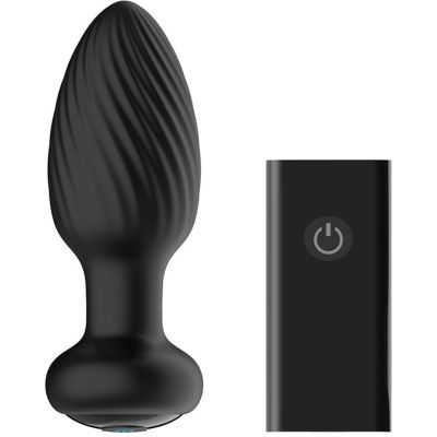 Анальна пробка Nexus TORNADO Remote Control Rotating Butt Plug - Black Анальна пробка Nexus TORNADO Remote Control Rotating Butt Plug - Black