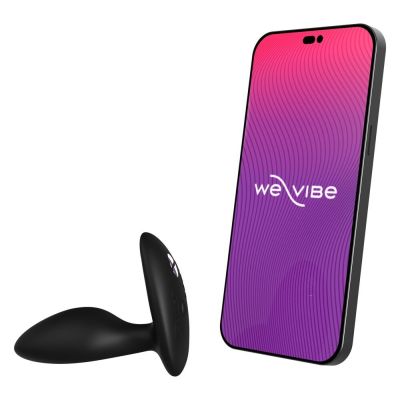 Анальна смарт-вібропробка We-Vibe Ditto+ Satin Black з пультом ДК Анальна смарт-вібропробка We-Vibe Ditto+ Satin Black з пультом ДК