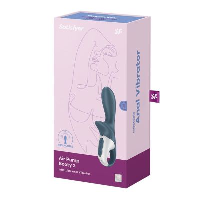 Анальний вібратор надувний Satisfyer Air Pump Booty 2 Анальний вібратор надувний Satisfyer Air Pump Booty 2