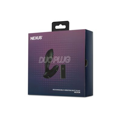 Анальна вібропробка Nexus DUO Plug Medium, пульт ДК