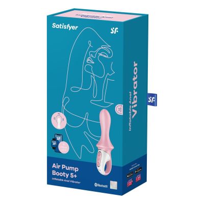 Анальний смартвібратор Satisfyer Air Pump Booty 5+, надувається Анальний смартвібратор Satisfyer Air Pump Booty 5+, надувається