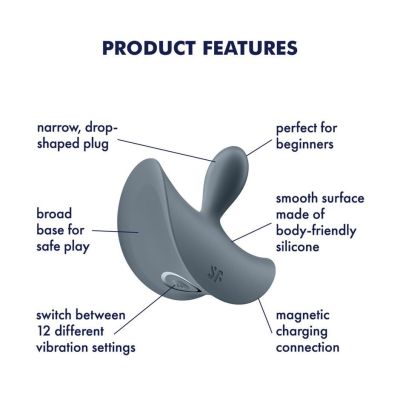 Анальна вібропробка Satisfyer Booty Absolute Beginners 2 Анальна вібропробка Satisfyer Booty Absolute Beginners 2