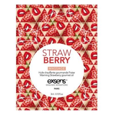 Пробник масажної олії EXSENS Strawberry 3мл Пробник масажної олії EXSENS Strawberry 3мл