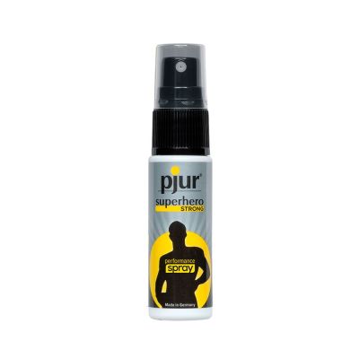 Пролонгувальний спрей pjur Superhero Strong Spray 20 ml з екстрактом імбиру, вбирається в шкіру
