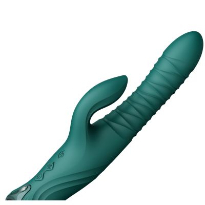 Пульсатор-кролик з вібрацією Zalo Mose 2 Turquoise Green Пульсатор-кролик з вібрацією Zalo Mose 2 Turquoise Green