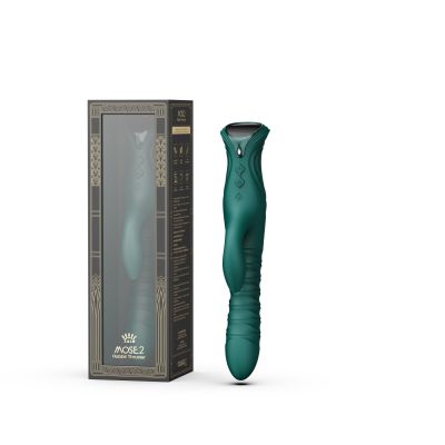 Пульсатор-кролик з вібрацією Zalo Mose 2 Turquoise Green Пульсатор-кролик з вібрацією Zalo Mose 2 Turquoise Green