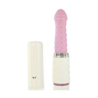 Розкішний вібратор-трастер із присоскою Pillow Talk — Feisty Thrusting Vibrator Pink