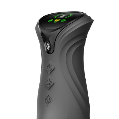 Смарт пульсатор-кролик з вібрацією Zalo Mose 2 Obsidian Black, підігрів до 42 °C, кристал Swarovski Смарт пульсатор-кролик з вібрацією Zalo Mose 2 Obsidian Black, підігрів до 42 °C, кристал Swarovski