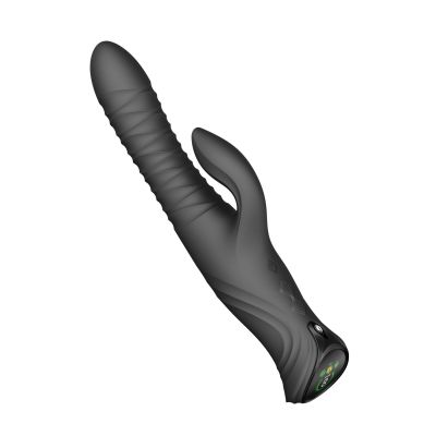 Смарт пульсатор-кролик з вібрацією Zalo Mose 2 Obsidian Black, підігрів до 42 °C, кристал Swarovski Смарт пульсатор-кролик з вібрацією Zalo Mose 2 Obsidian Black, підігрів до 42 °C, кристал Swarovski