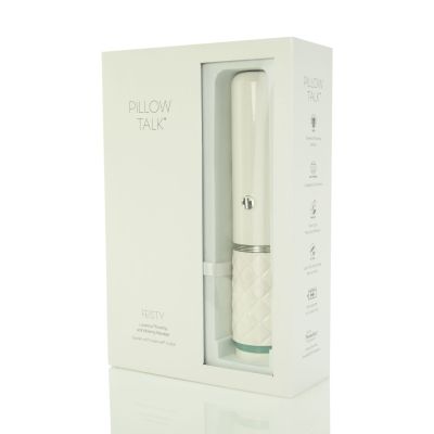 Розкішний вібратор-трастер із присоскою Pillow Talk — Feisty Thrusting Vibrator Teal