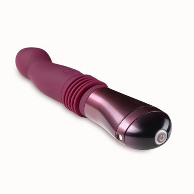 Пульсатор для зони G Blush Temptasia – Trixie Thrusting Dildo – Wine Red, 3 швидкості Пульсатор для зони G Blush Temptasia – Trixie Thrusting Dildo – Wine Red, 3 швидкості