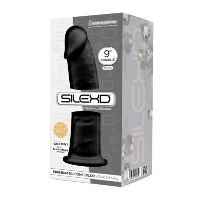 Фалоімітатор SilexD Oscar Black (MODEL 2 size 9in), двошаровий, силікон + Silexpan, діаметр 5,4см Фалоімітатор SilexD Oscar Black (MODEL 2 size 9in), двошаровий, силікон + Silexpan, діаметр 5,4см