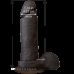 Фалоімітатор Doc Johnson The Realistic Cock 6 inch Black - ULTRASKYN, Vac-U-Lock, діаметр 4,3 см