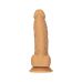 Фалоімітатор ADDICTION Dual Density Silicone Dildo Caramel 8″, присоска, діаметр 4,3 см, віброкуля