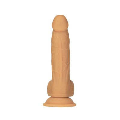 Фалоімітатор ADDICTION Dual Density Silicone Dildo Caramel 8″, присоска, діаметр 4,3 см, віброкуля Фалоімітатор ADDICTION Dual Density Silicone Dildo Caramel 8″, присоска, діаметр 4,3 см, віброкуля