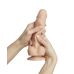 Реалістичний фалоімітатор Strap-On-Me Sliding Skin Realistic Dildo Vanille - XXL, ефект рухливої шкіри