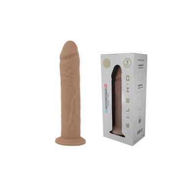 Фалоімітатор SilexD Oscar Flesh (MODEL 2 size 9in) Liquid Silicone підходить для Apollo