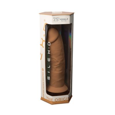 Фалоімітатор SilexD Henry Caramel (MODEL 2 size 7.5in), двошаровий, силікон + Silexpan, діаметр 4,8 см Фалоімітатор SilexD Henry Caramel (MODEL 2 size 7.5in), двошаровий, силікон + Silexpan, діаметр 4,8 см