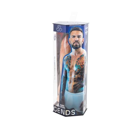Фалоімітатор SilexD Legends - Juan Lucho Dildo 9" двошаровий, силікон+Silexpan
