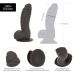 Фалоімітатор ADDICTION Ben 7" Dildo With Balls Black, віброкуля в подарунок