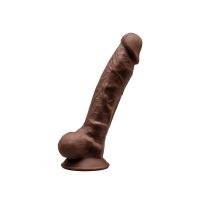 Фалоімітатор SilexD Johnny Brown (MODEL 1 size 7in), двошаровий, силікон +Silexpan, діаметр 3,8см Фалоімітатор SilexD Johnny Brown (MODEL 1 size 7in), двошаровий, силікон +Silexpan, діаметр 3,8см