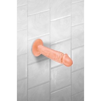 Фалоімітатор Real Body — Real Zack Flesh, TPE, діаметр 3,7 см