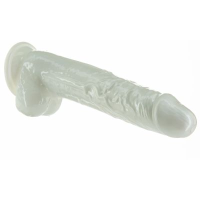 Фалоімітатор ADDICTION Pearl 8.5" Dildo with Balls, віброкуля в подарунок