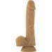 Гнучкий фалоімітатор на присосці ADDICTION — ANDREW 8″ Silicone Dong — Caramel, віброкуля в подаруно